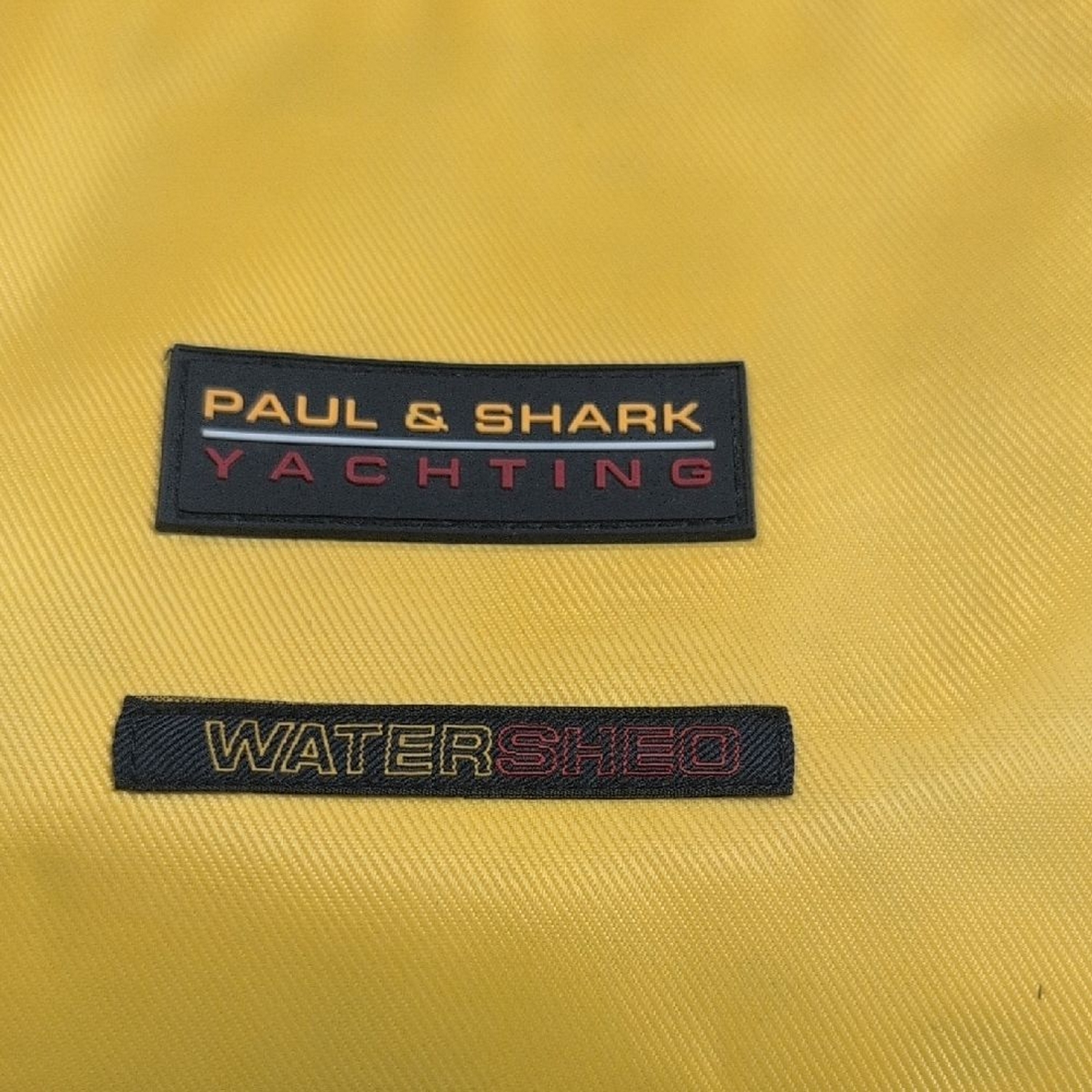 Paul & Shark Yellow and Blue Laptop Bag made of Water-Repellent Fabric