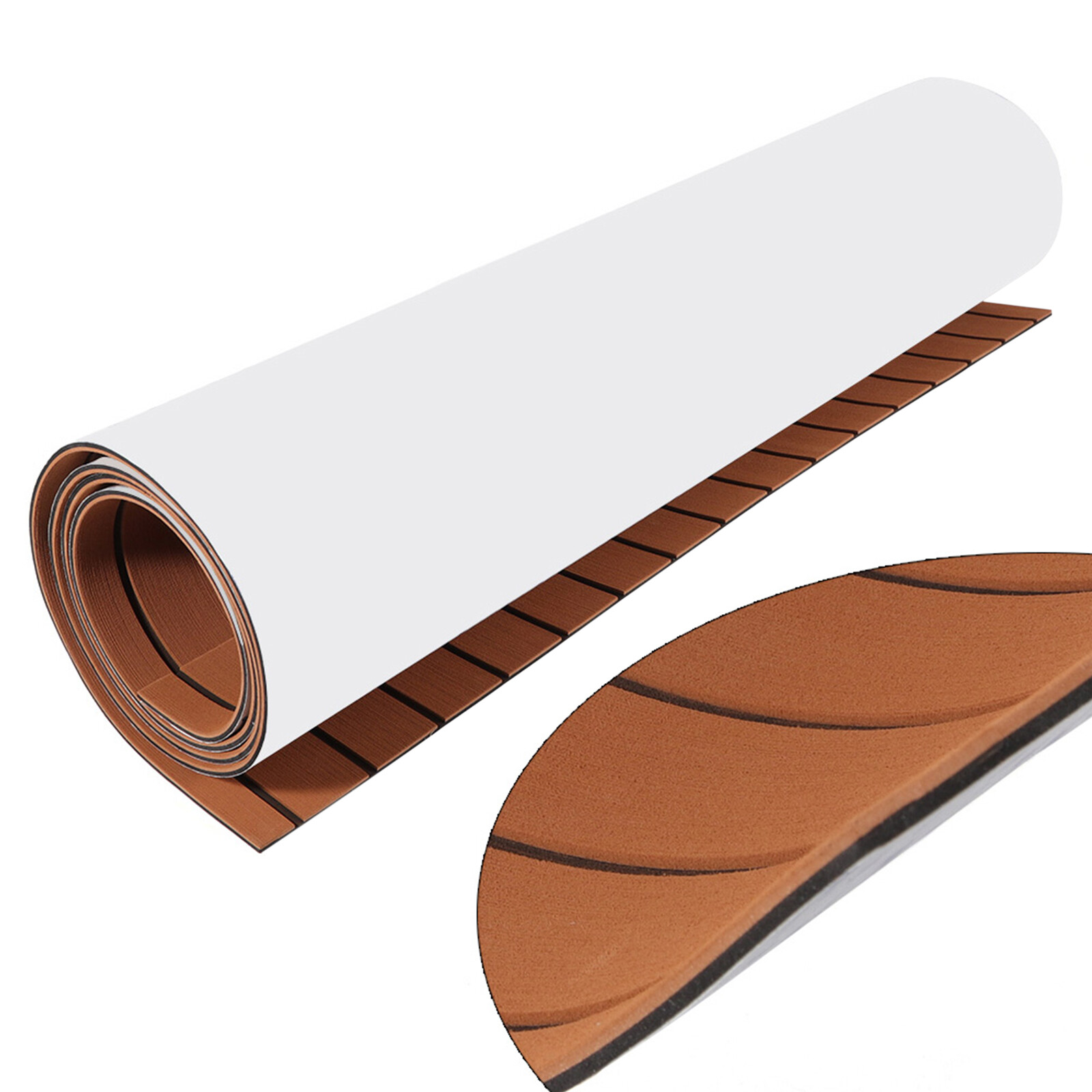 94.5″ X 35.4″ EVA Foam Boat Decking Sheet Mat Faux Teak Marine Yacht Flooring