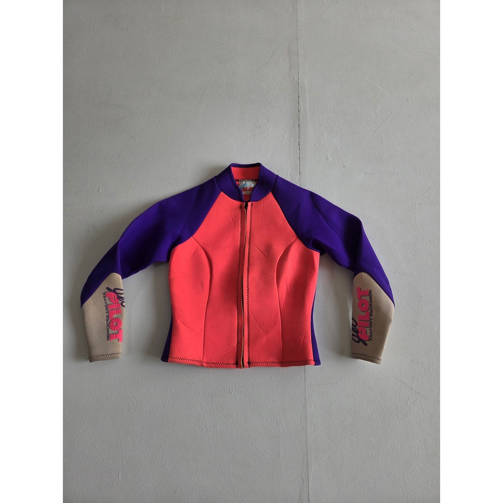 Vintage Jet Pilot Factory Squadron 2 Piece Wetsuit Set Womens 10 Made USA 90s