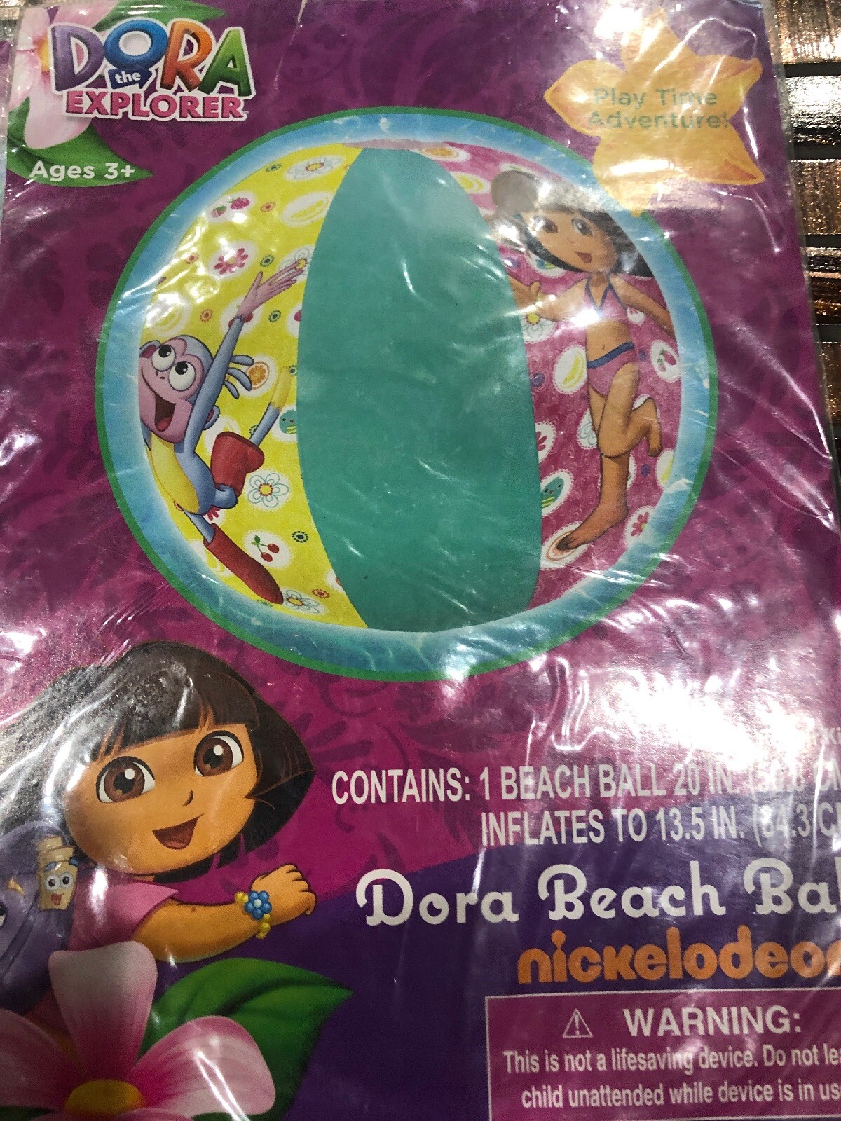 dora the explorer Beach Ball Swim Ring Arm Floats 3 Piece Swimming Set