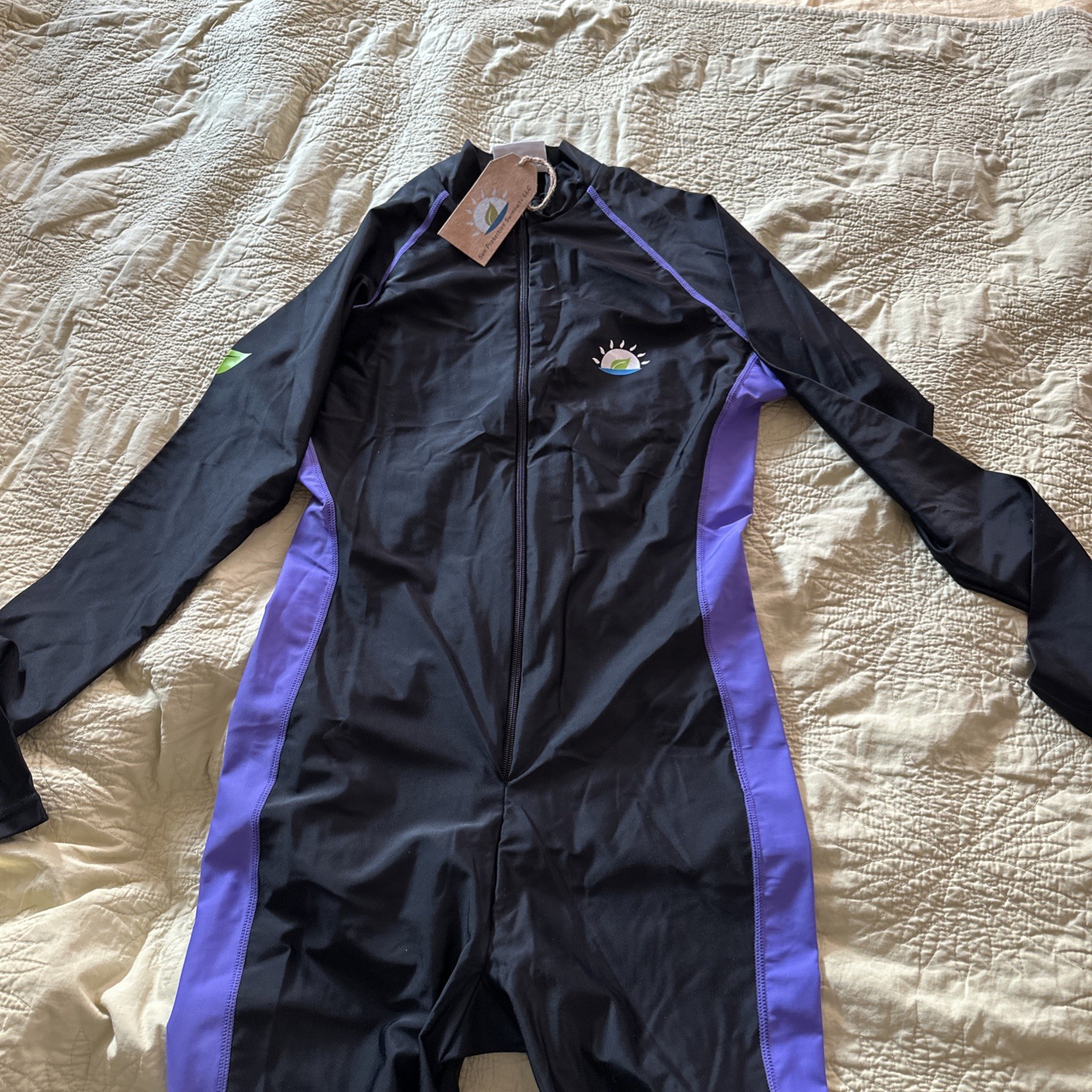 Women Full Body Rash Guard 1 Piece Swimsuit Snorkeling Surfing UV Protection M