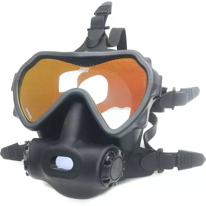 OTS Spectrum Full Face Mask-Black/Coated Lens/New