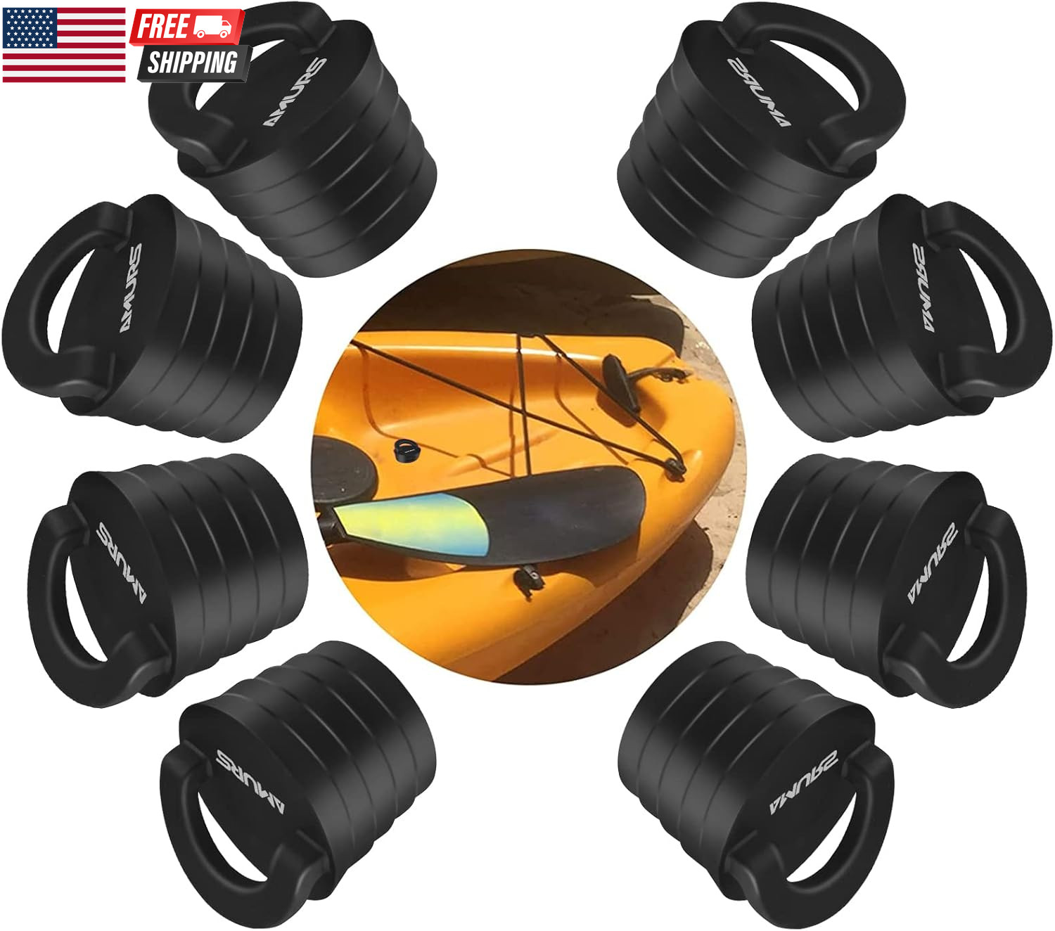 Kayak Scupper Plug Kit Scupper Plugs Drain Holes Stopper with Silicone Handle Un