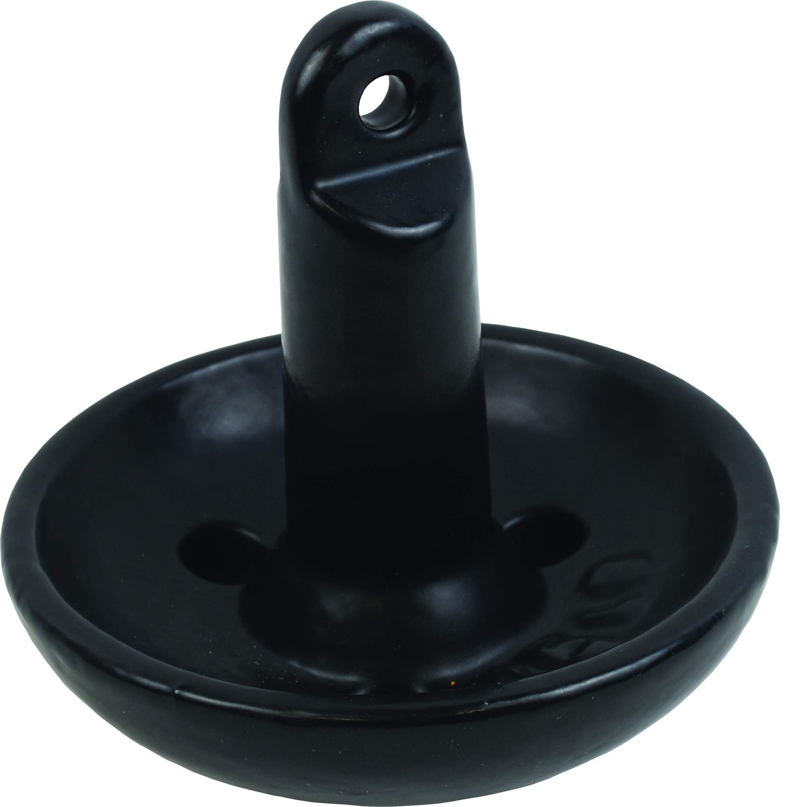 Attwood Cast Iron Mushroom Anchor, 8Pound, Black PVCcoated