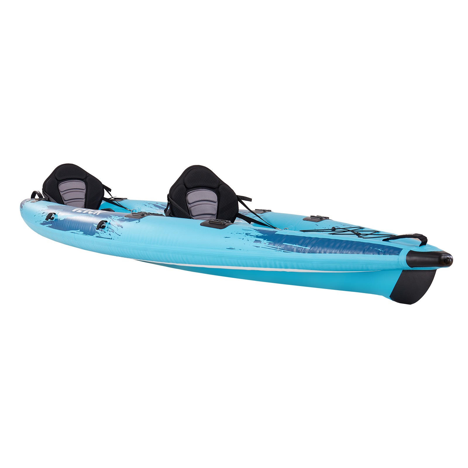 VEVOR Inflatable Kayak 2-Person Inflatable Recreational Kayak 700LBS Capacity
