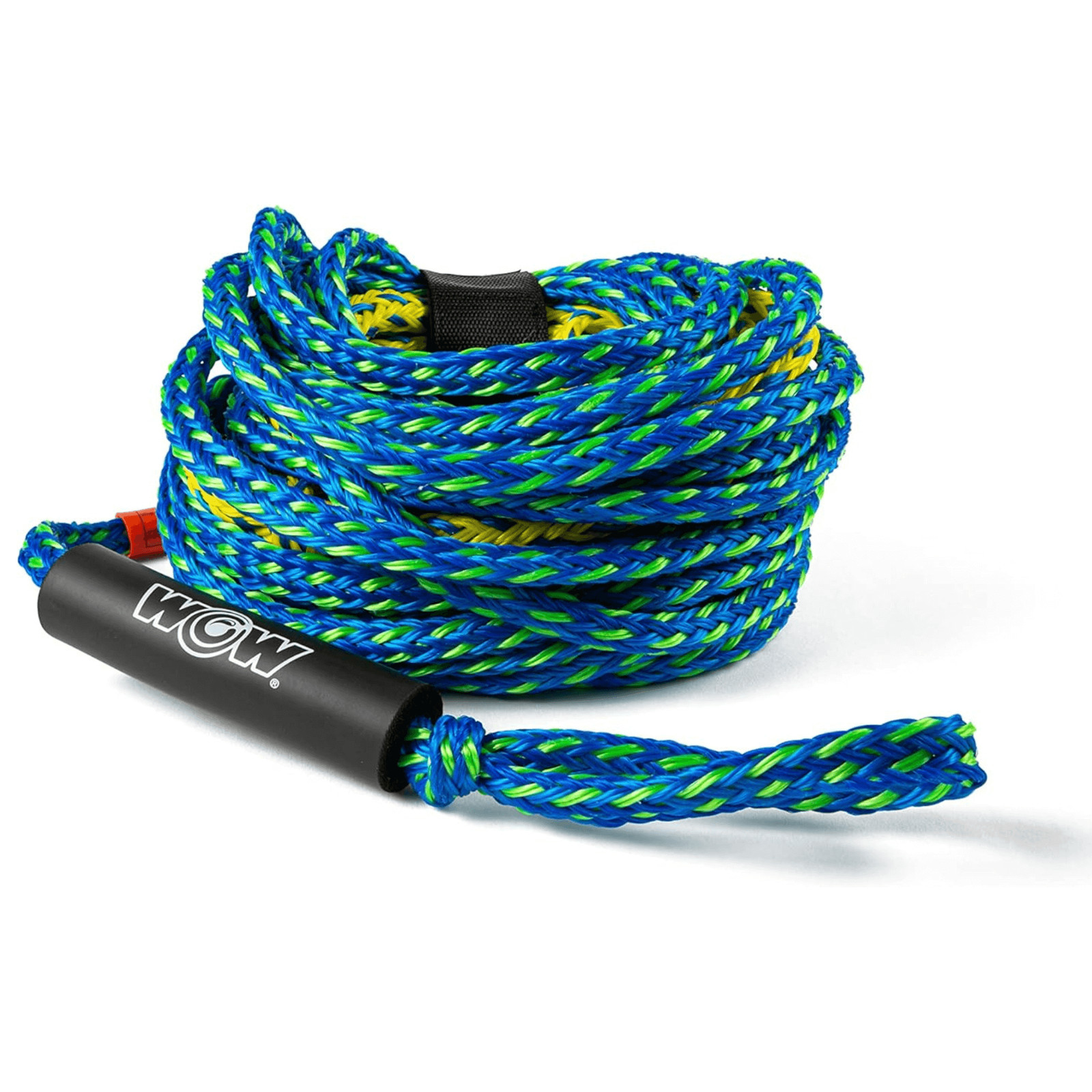 WOW Watersports 60ft 4-Rider 4K Tow Rope w 2 Sections for All Inflated Towables