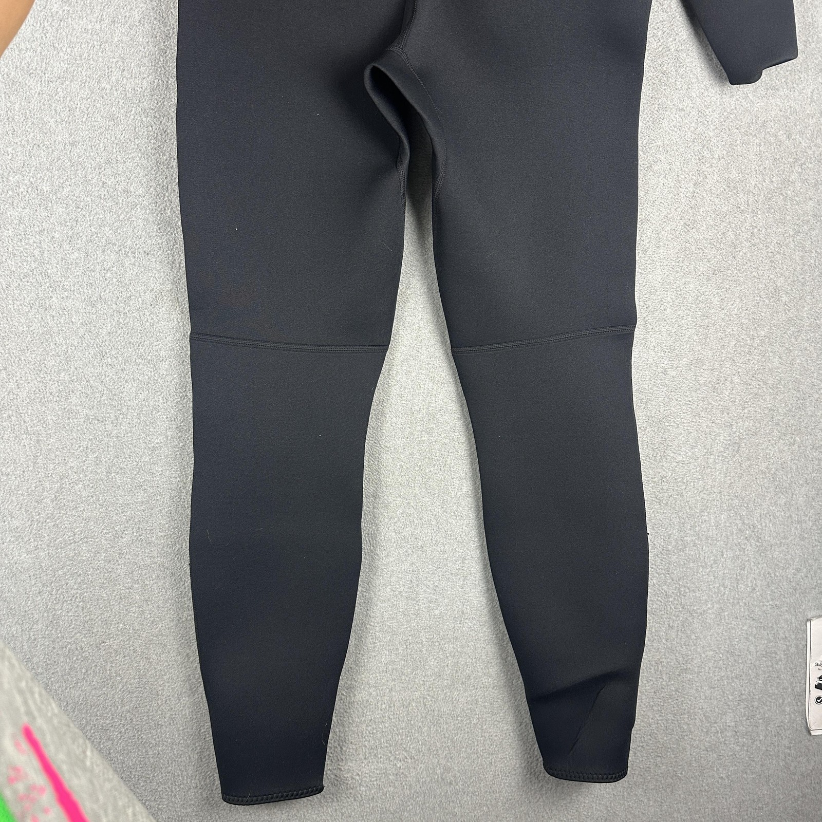 Greatever Full Wetsuit Mens XL Black Gray Back Zip Surf Dive Suit Neoprene Beach