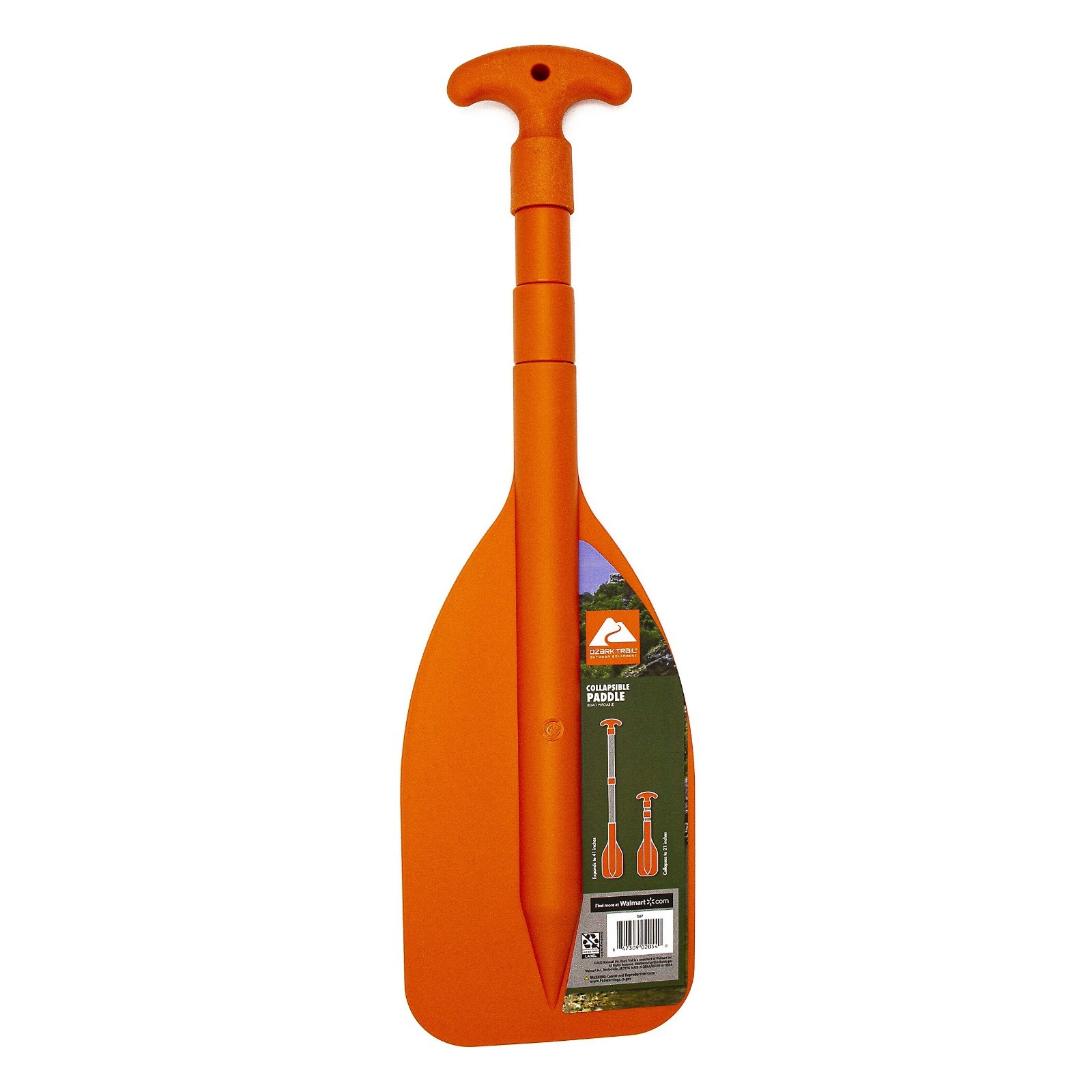 (2 pack) Ozark Trail Emergency Paddle for Boats, Kayaks and Canoes, 41 in