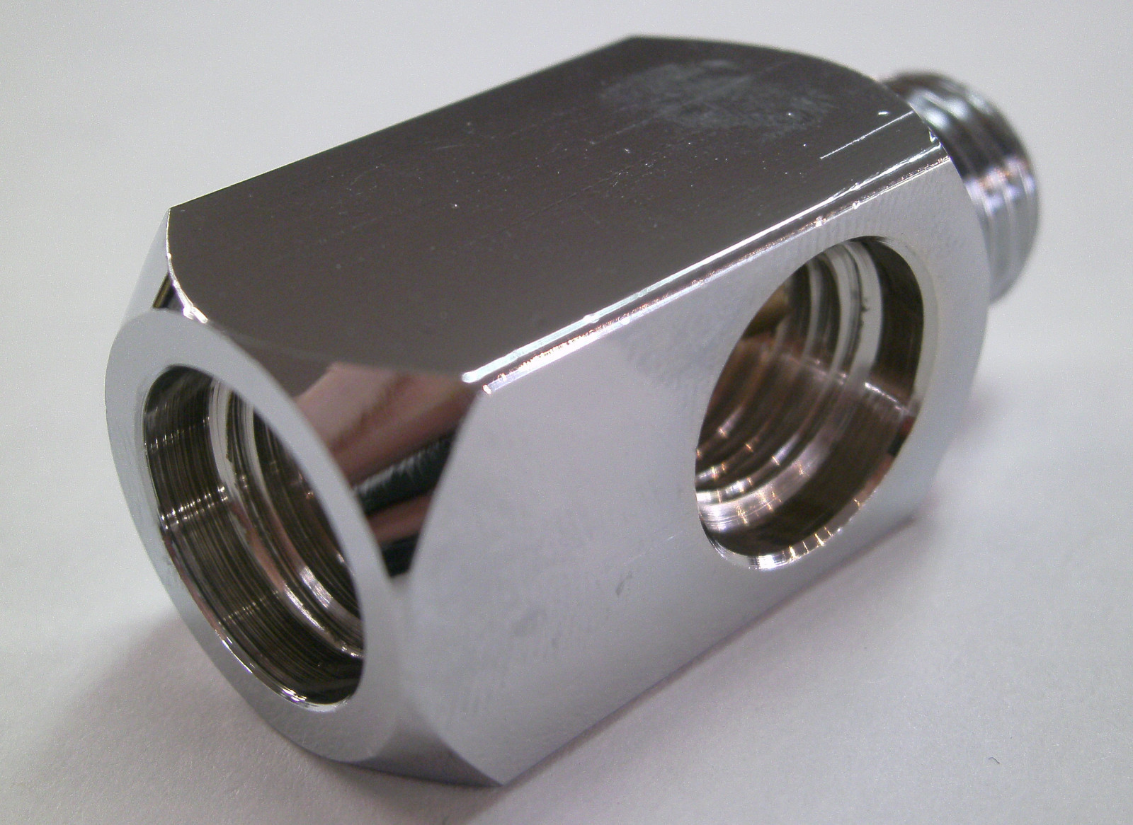 Adapter Splitter Block 7/16” Male x 7/16 Female x2 HP Hose Scuba Diving S137