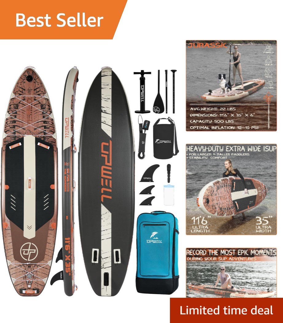 11’6″ Inflatable SUP with Complete Accessories – Perfect for All Levels
