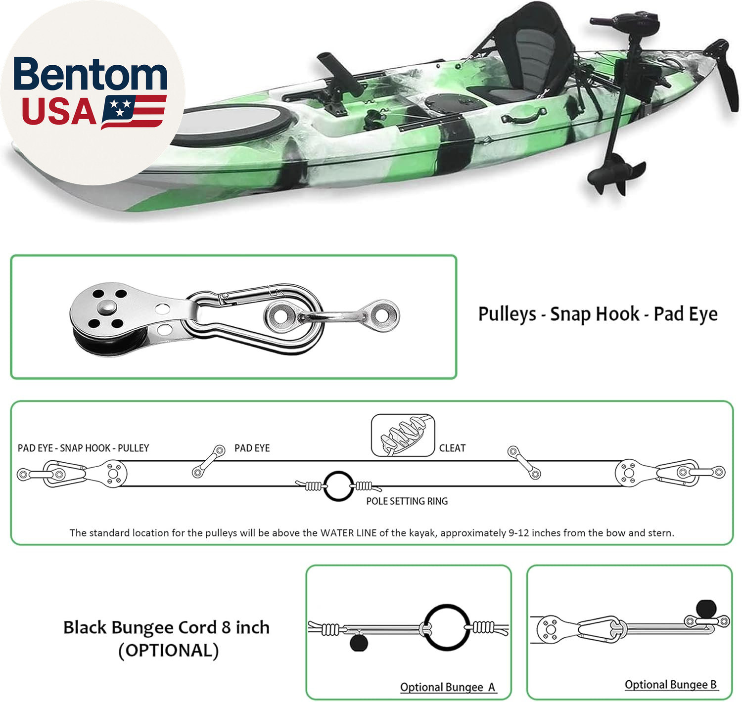 Kayak Anchor Trolley Kit Anchor Wizard Kayak Leverlock Anchor Trolley,Anchor Sys