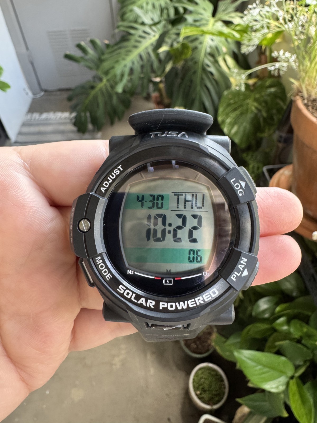 Tusa DC Solar Link – IQ1204 – Black – Dive Computer
