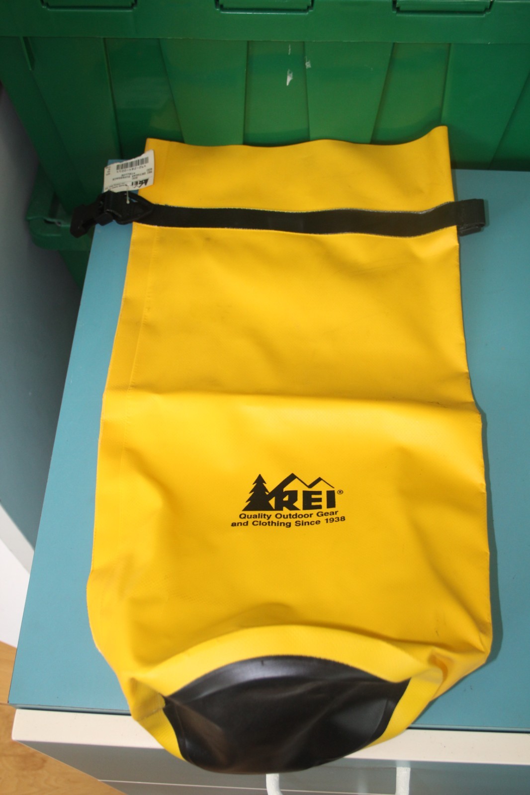 YELLOW REI SMALL DRY BAG SUPERSACK 600 CI = 10L NEW WITH TAGS