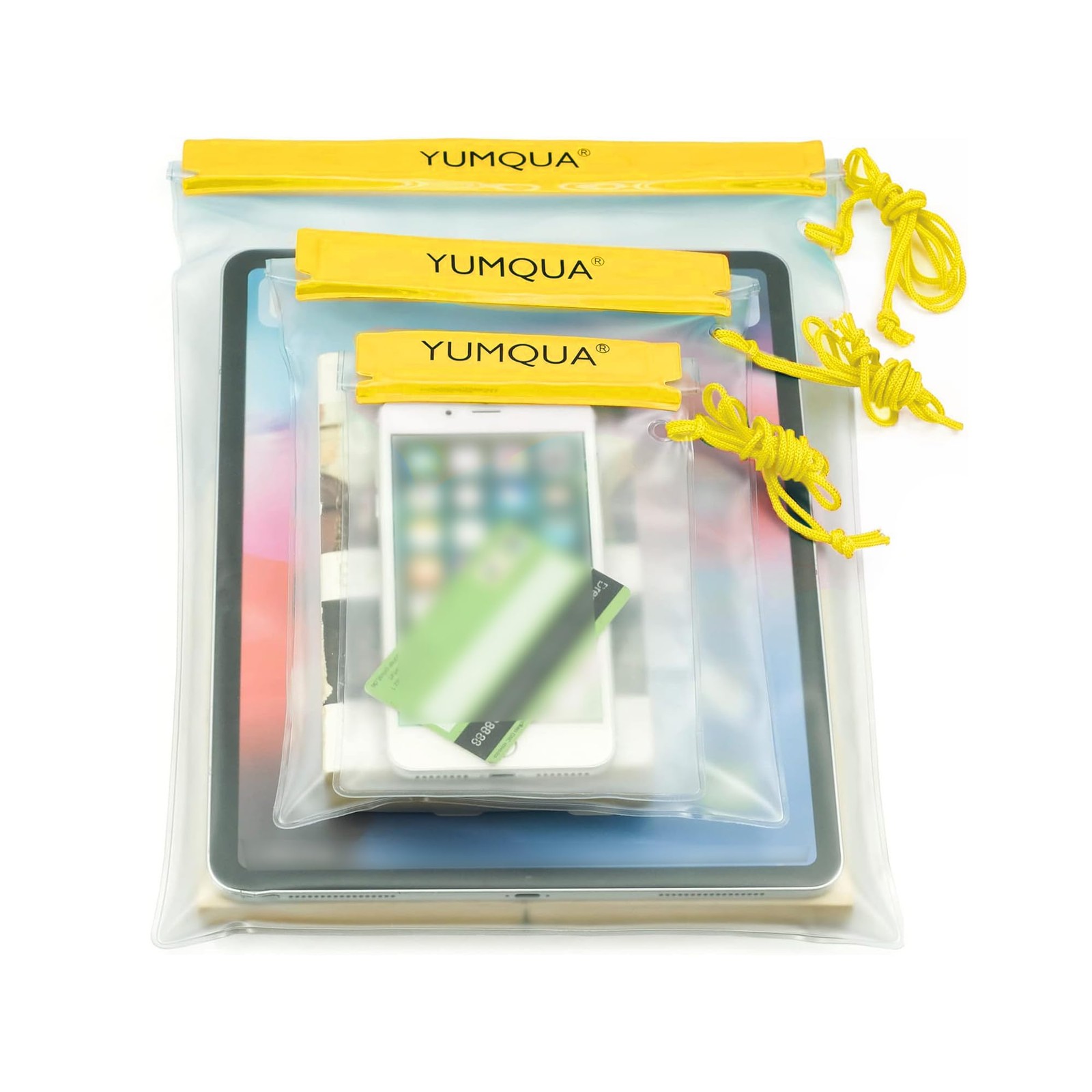 Clear Waterproof Bags, Water Tight Cases Pouch Dry Bags for Camera Mobile Phone