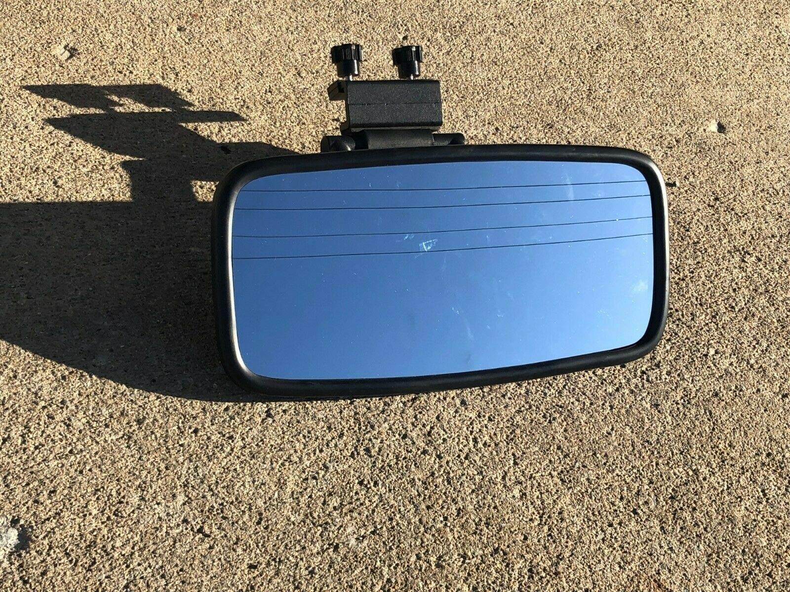 Heavy Duty 7″X14″ Rearview Mirror W/Adj Square Bracket for Boat Skiing Wakeboard