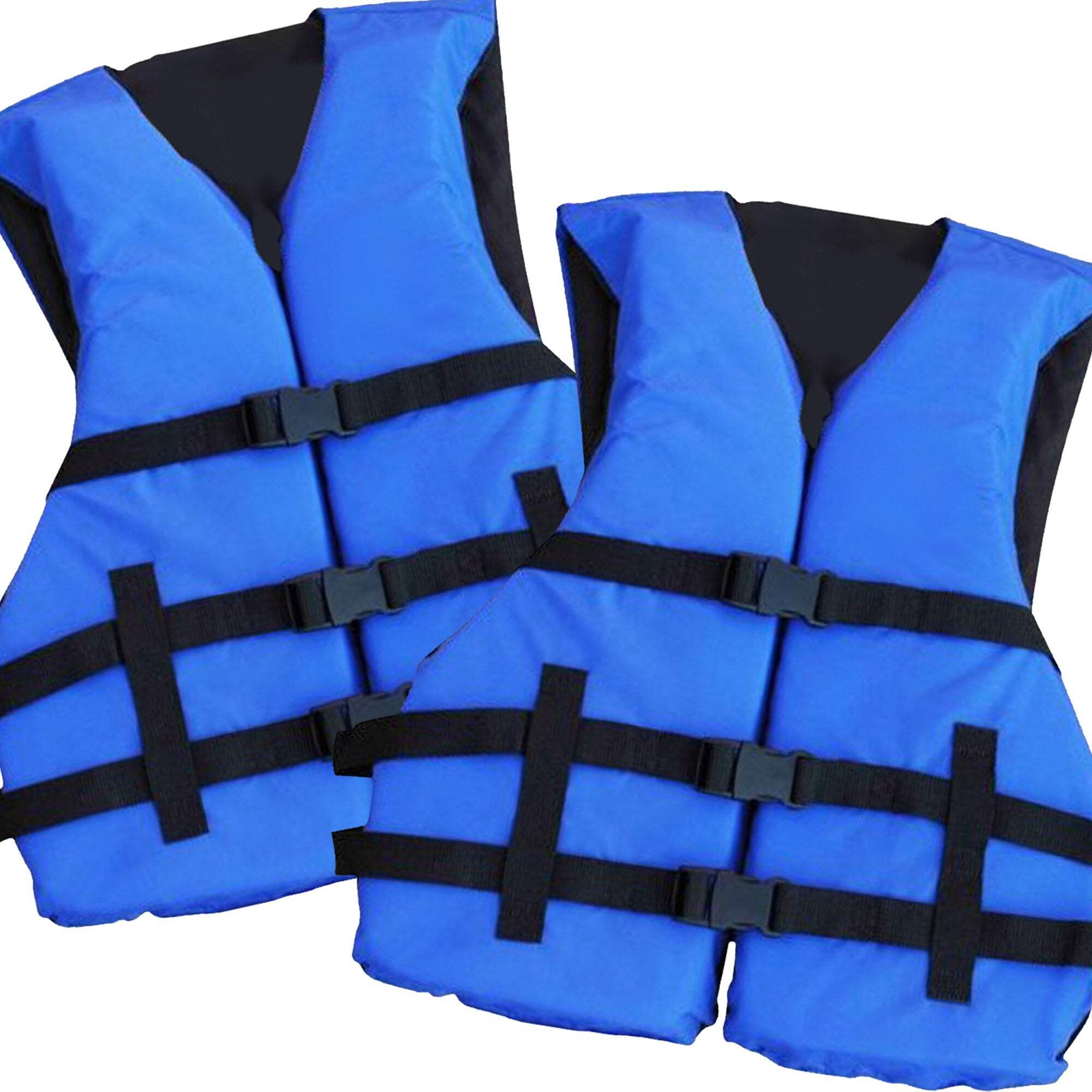 2 Pack Life jacket paddle vest; Coast Guard approved Type III PFD life vest flot