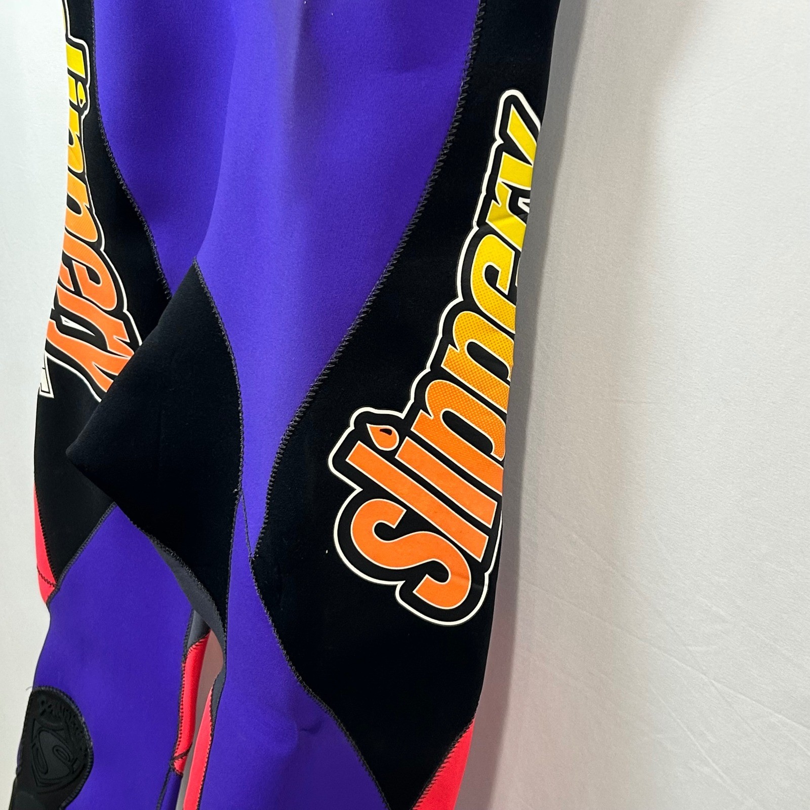 Slippery When Wet Neoprene Lycra Jumpsuit Purple Black Watercraft Size Large