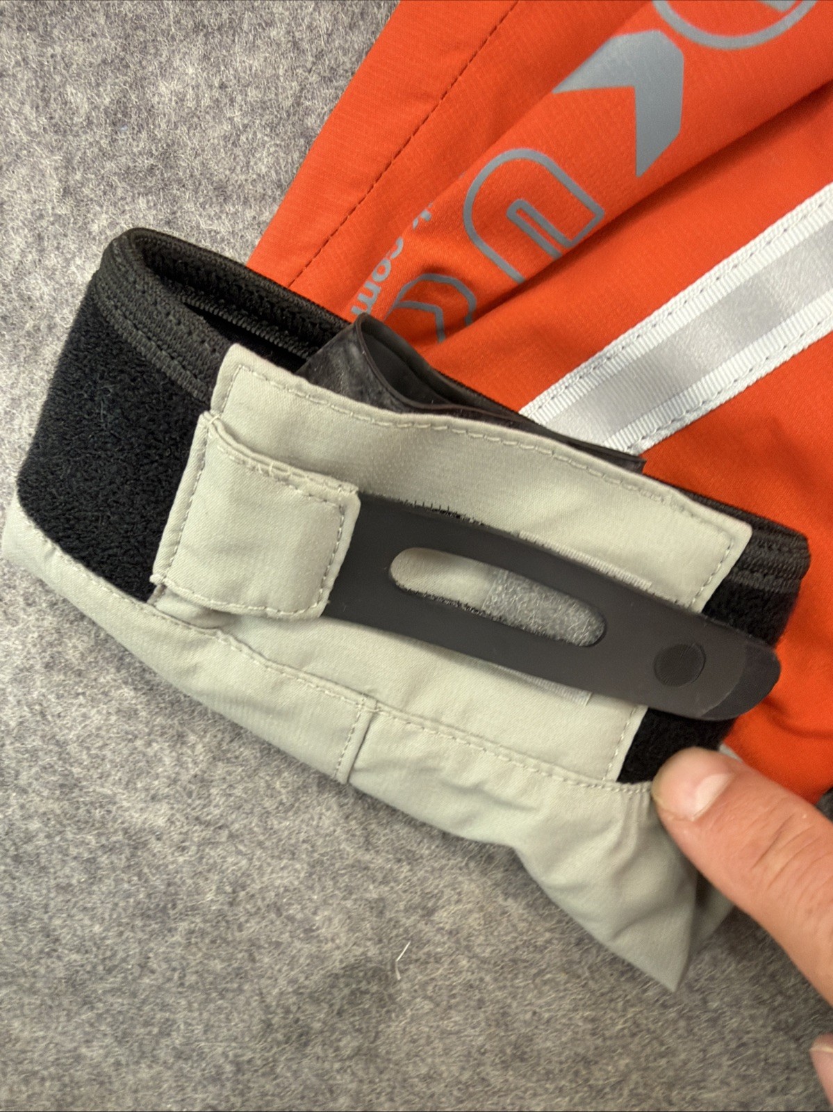 Peak X3 UK Whitewater Kayaking CagouleJacket Orange Grey Waterproof 1/2 Zip EUC