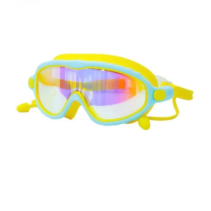 1 Pack Kids Swim Goggles for 3-15 UV Protection Anti-Fog Pool Water Swimming …