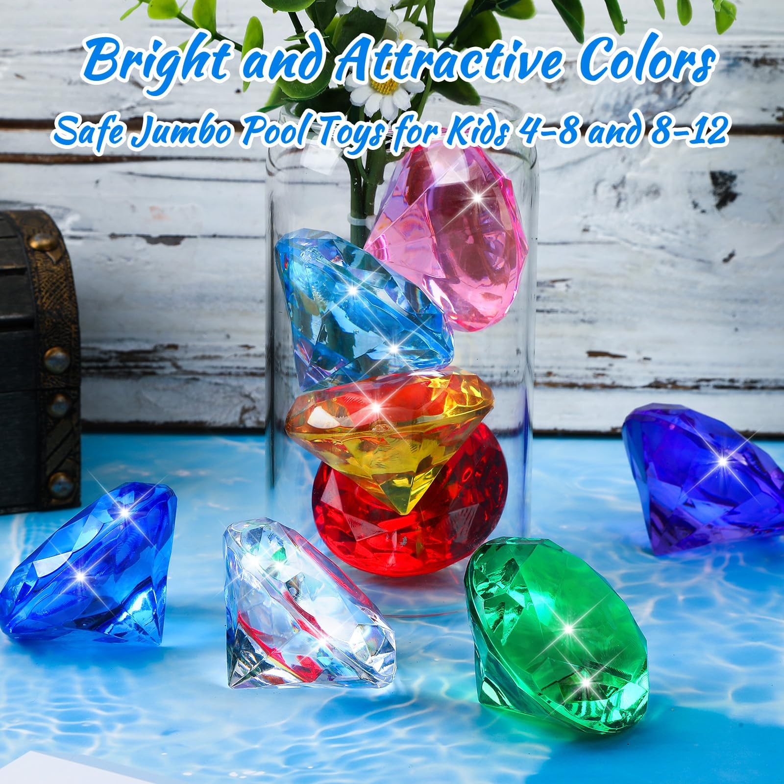 MARFOREVER 60 mm, Red Green Blue Purple Yellow Pink Transparent Light