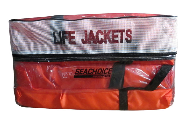 4 – Near-Shore Buoyant Vest Type II PFD Adult 90lb-41kg Chest 30-52″-76-132cm