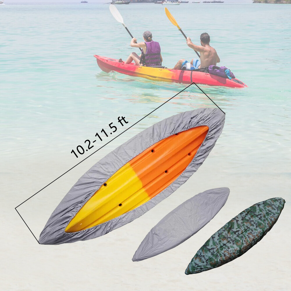 210D 6.8-14.8ft Waterproof Kayak Canoe Cover Storage Dust Cover Boat Protection