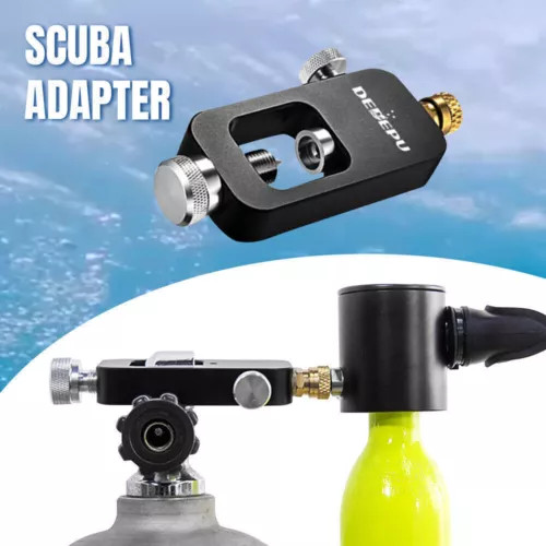 DEDEPU Scuba Diving Kit Full Face Snorkel Mask 1L Air Oxygen Tank Underwater US