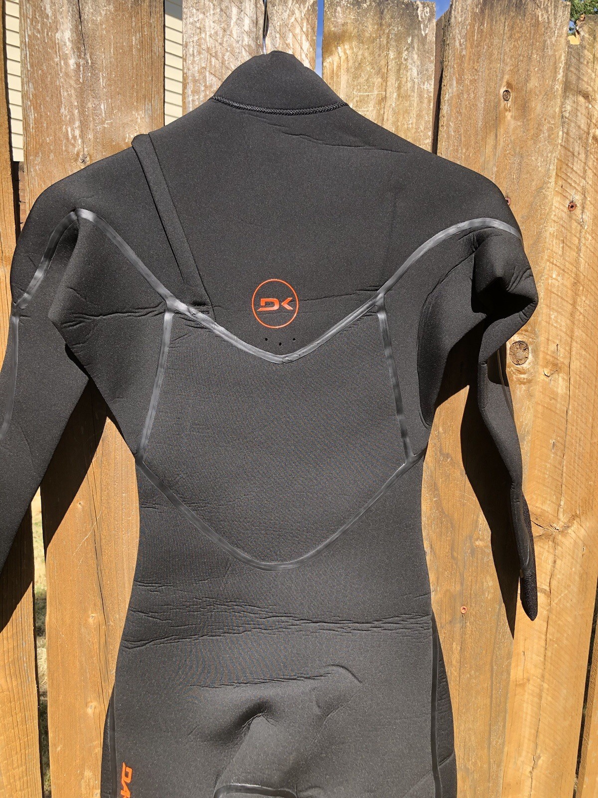 NEW Dakine Cyclone 4/3mm Black Zip Free Full Wetsuit/Men’s Size X-Small