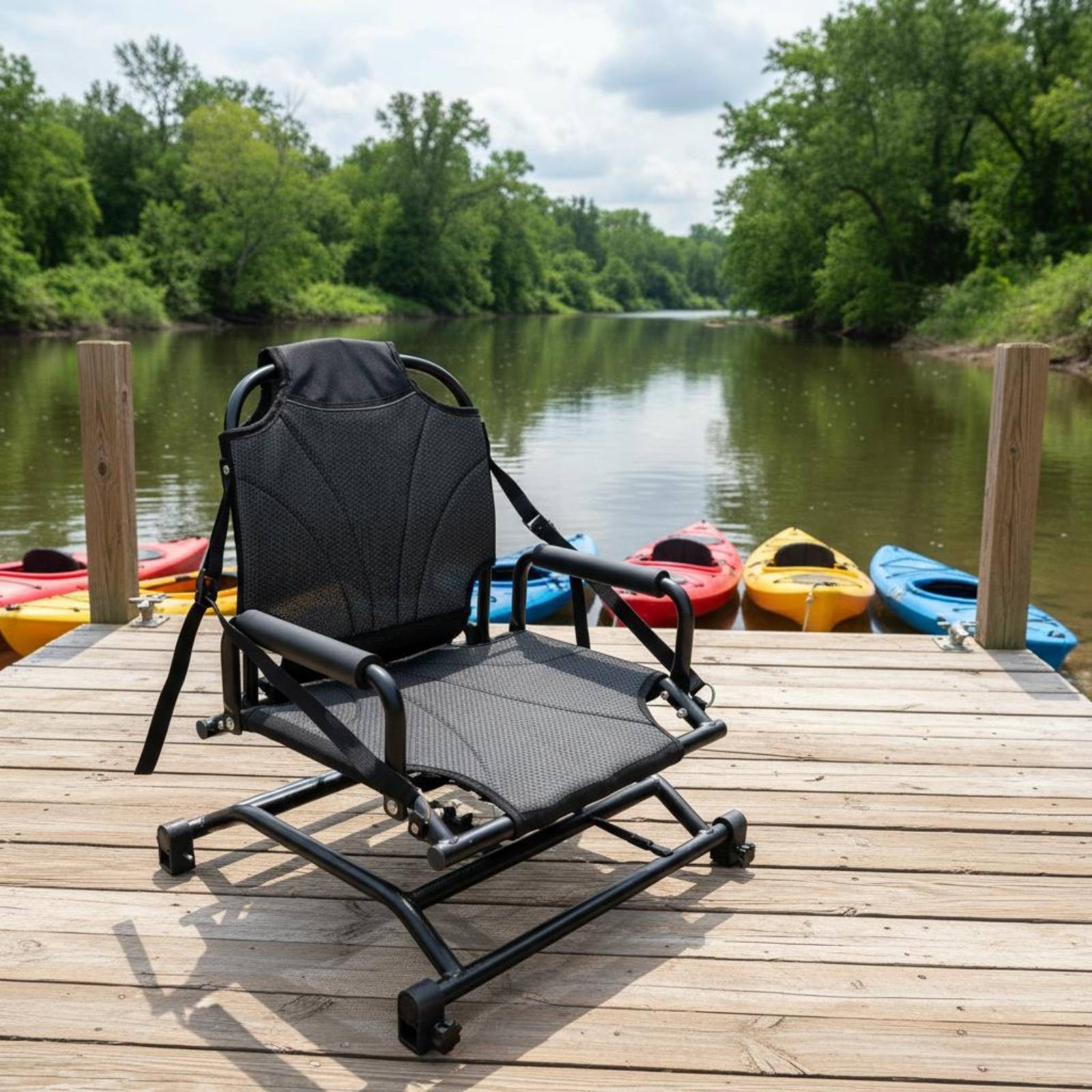 Kayak Rotating Seat 360-Degree Rotation Boat Pedestal Rotating Plate Quick