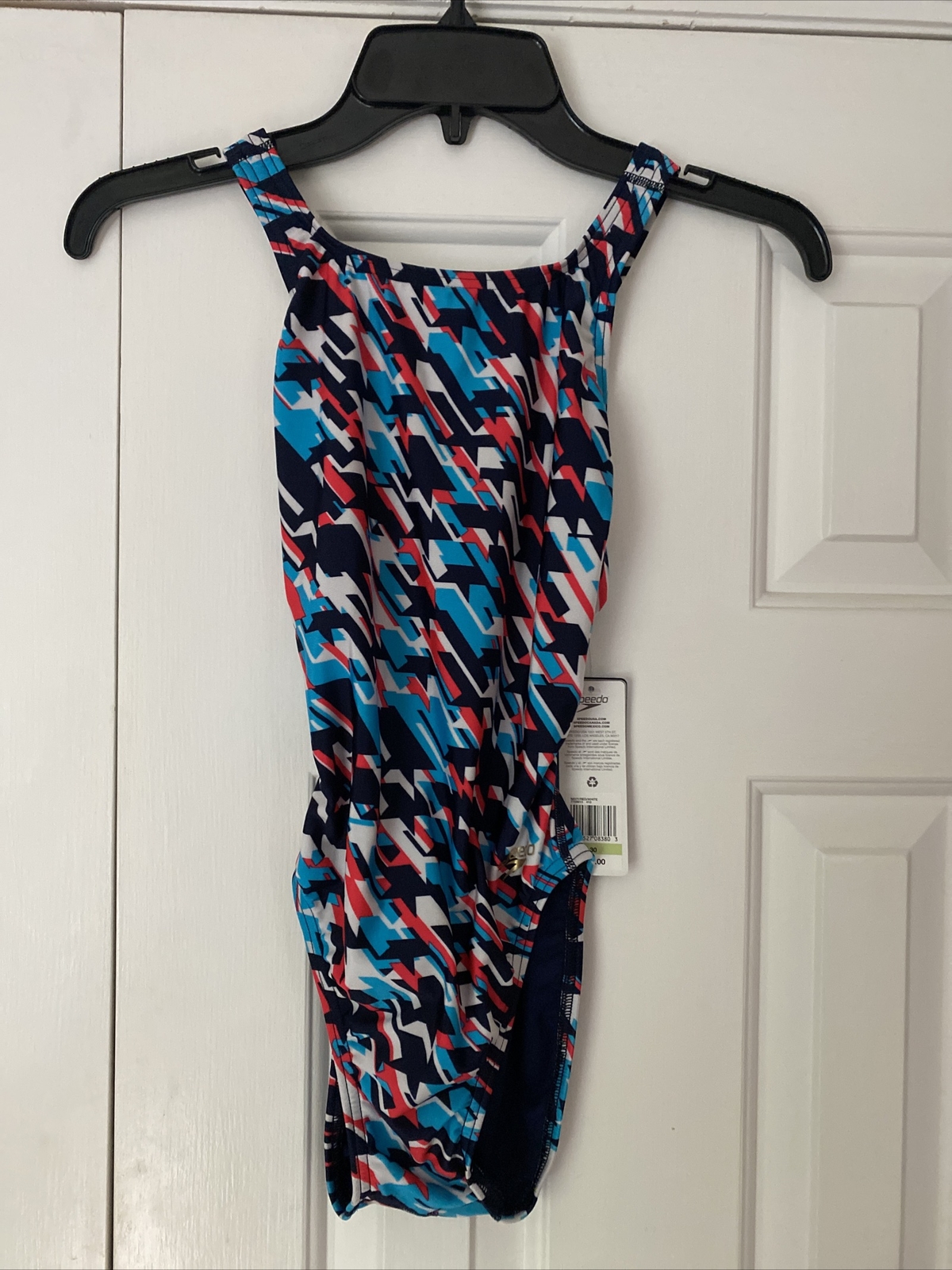 Speedo Women’s Swimsuit Pro LT Size 30 Navy Red White NWT $54