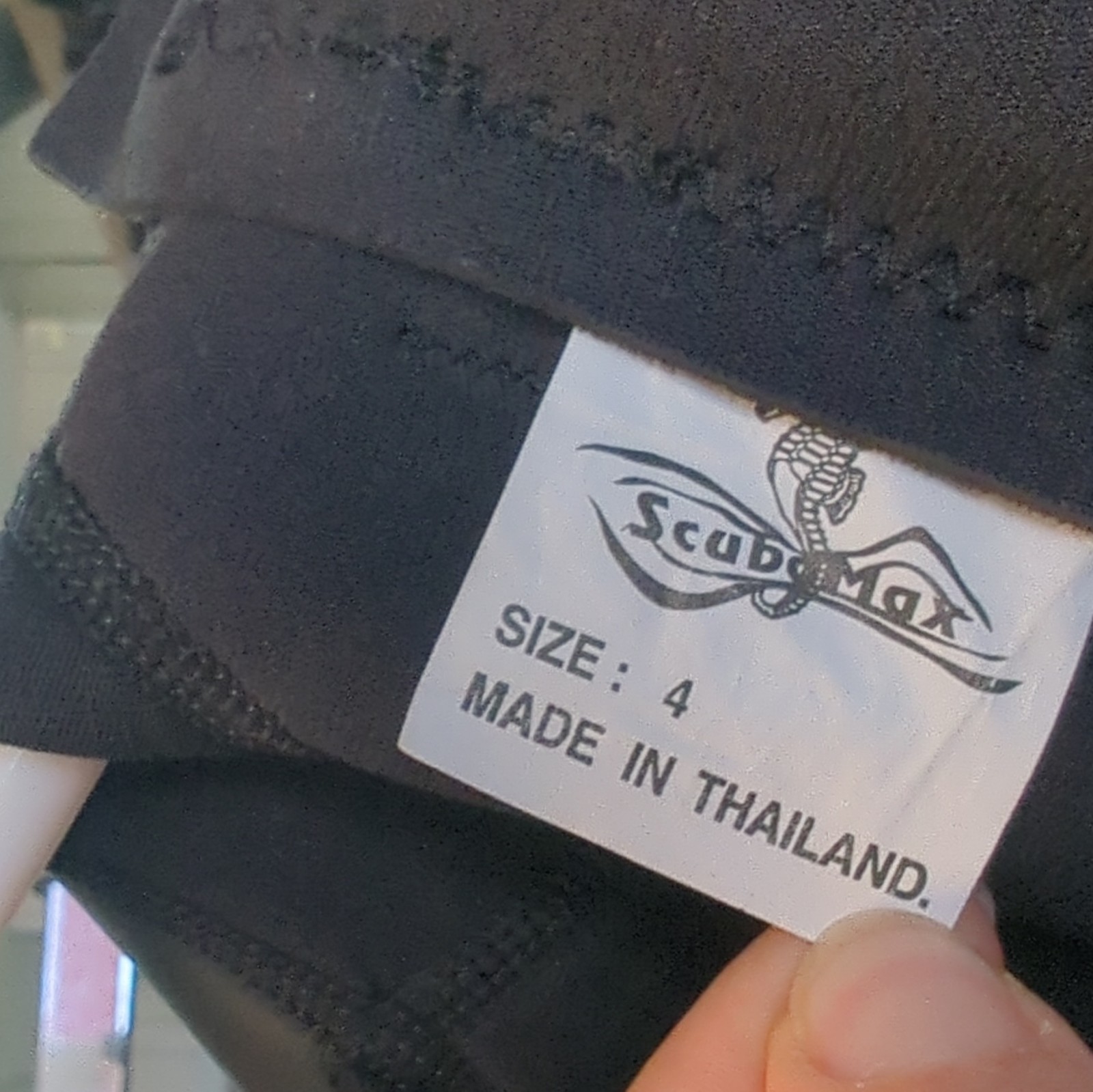 Scuba Max Youth Wetsuit 3/2mm Size 4 Blue Black Neoprene Suit Made in Thailand