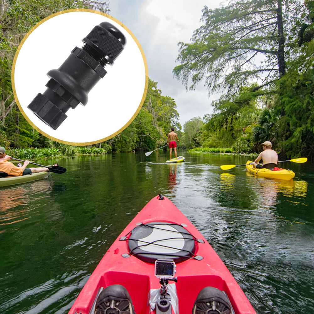 3 Count Kayak Safety Flag Base Pole Holder Stand Flagpole