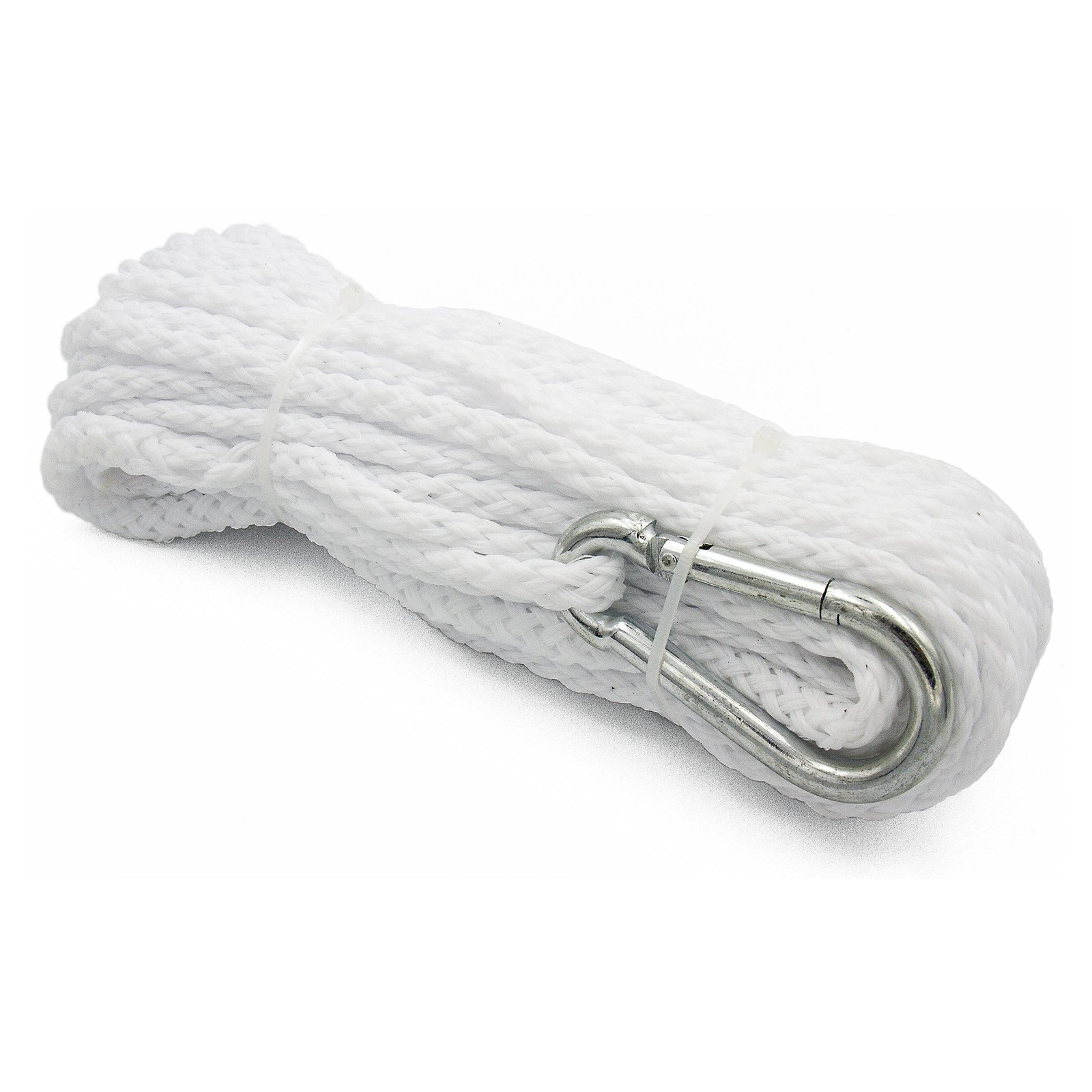 1/4″x50′ Polypropylene Anchor Line White color 50 Foot Length.