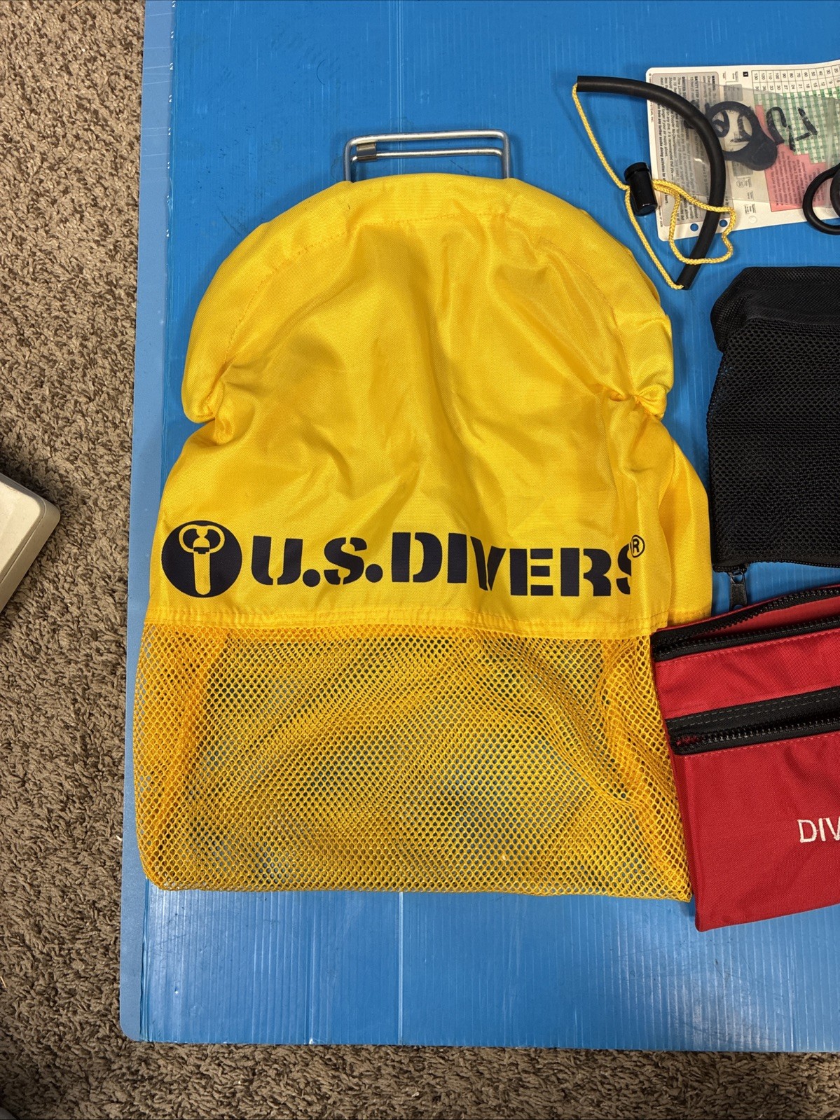 Dive Rite Organizer, U.S.Divers Mesh Catch Bag, UTC Storage Bag Excellent