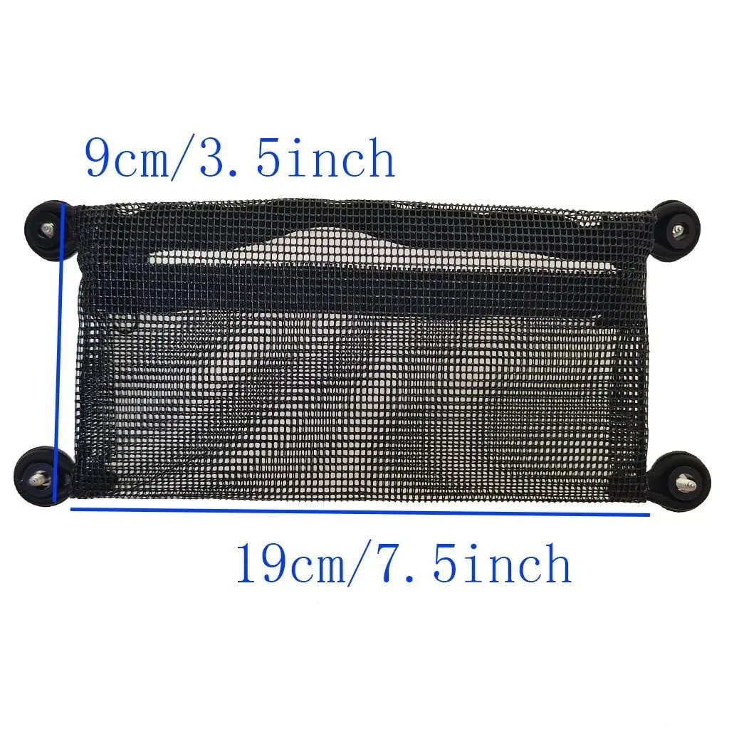 Kayak Mesh Storage Bag Boat Organizer Tackle Holder Side Pouch Fishing Bag