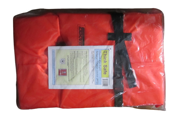 4 – Near-Shore Buoyant Vest Type II PFD Adult 90lb-41kg Chest 30-52″-76-132cm