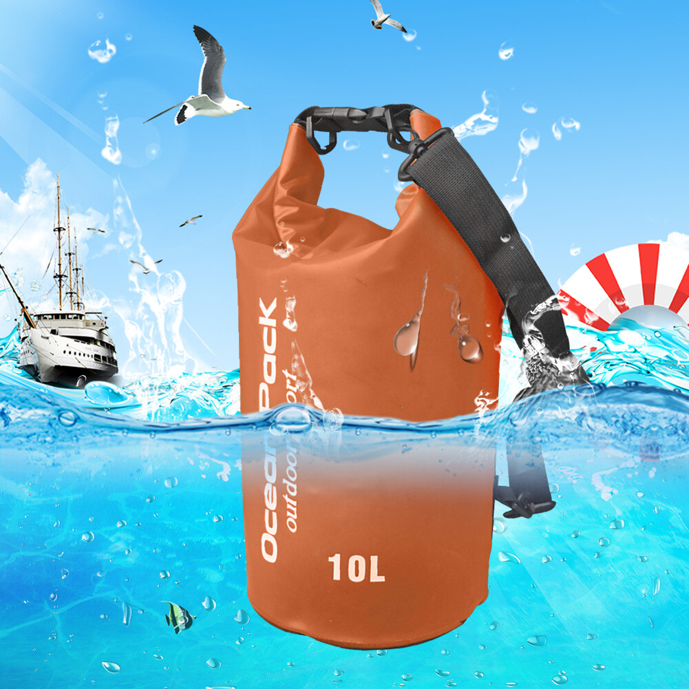 2L – 20L Outdoor Dry Bag Camping Drifting Rafting Fishing Travel Storage Bags