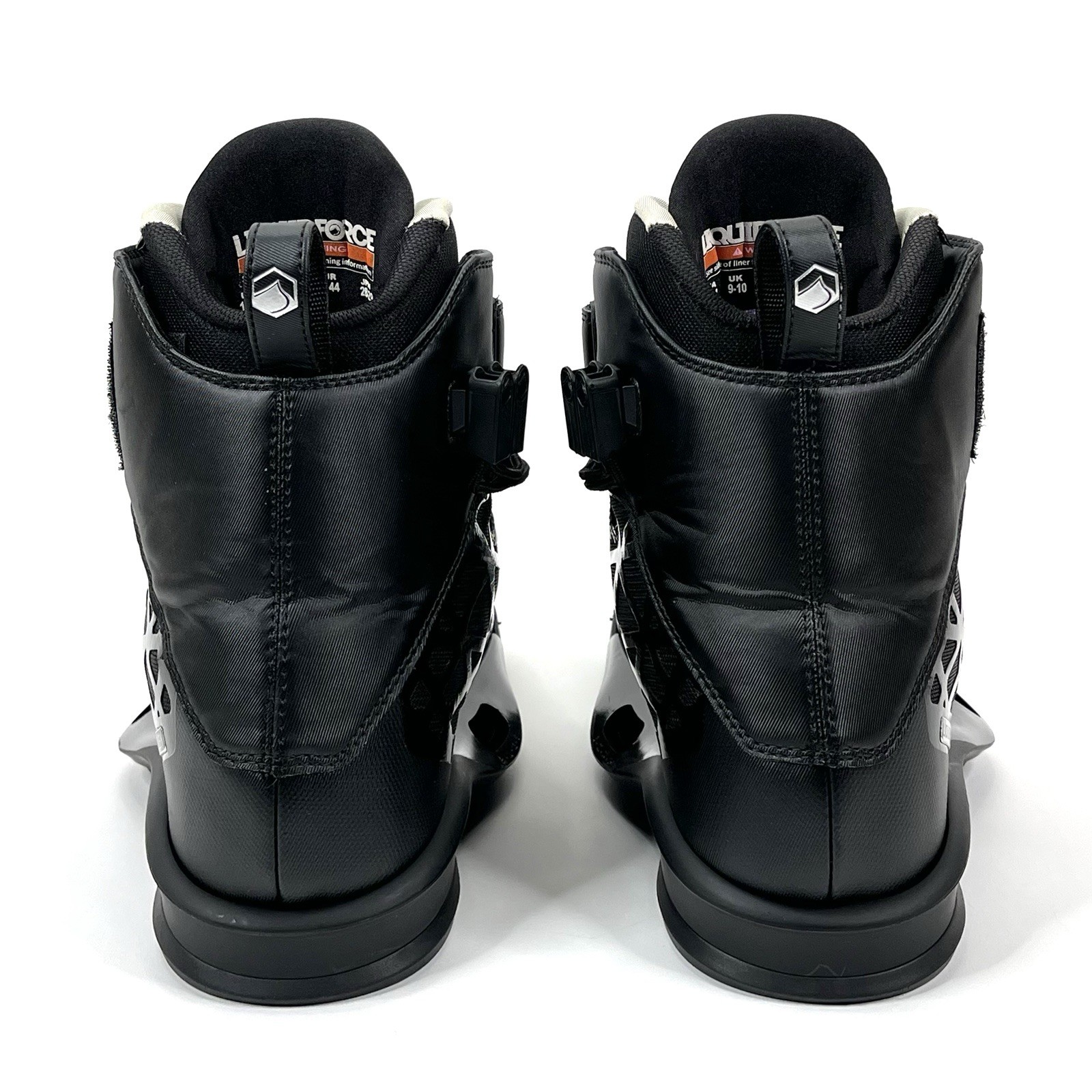 Liquid Force Flex 4D Wakeboard Bindings Black On Black Size Mens 10 11 NEW