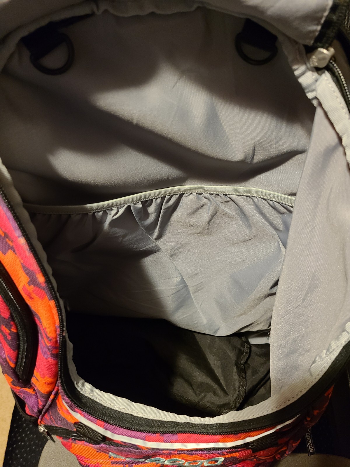 Speedo Swim Teamster Backpack With Baylor Swim Cap and Foam Seat Cushion