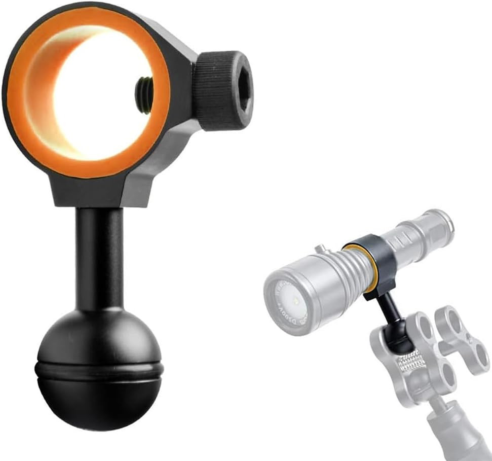 ZJ18 New Universal Ball Joint Bracket Diving Torch Photography Video Lights Arm