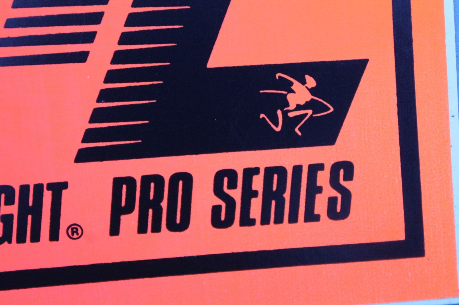 Hydro Light Pro Series Surfboards 80’s Neon Orange V56C Vintage Surfing STICKER