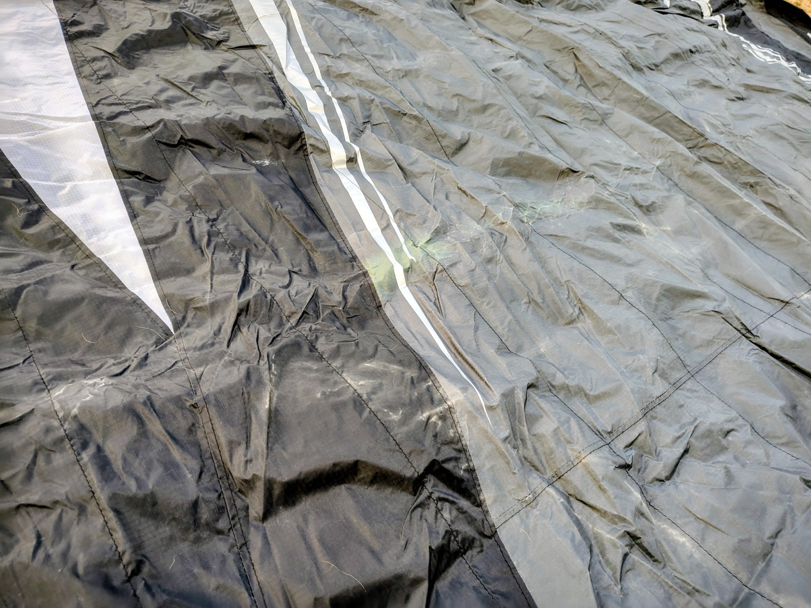 Slingshot B 8 Meter Ram Air Foil Kite 4 Line With Bar