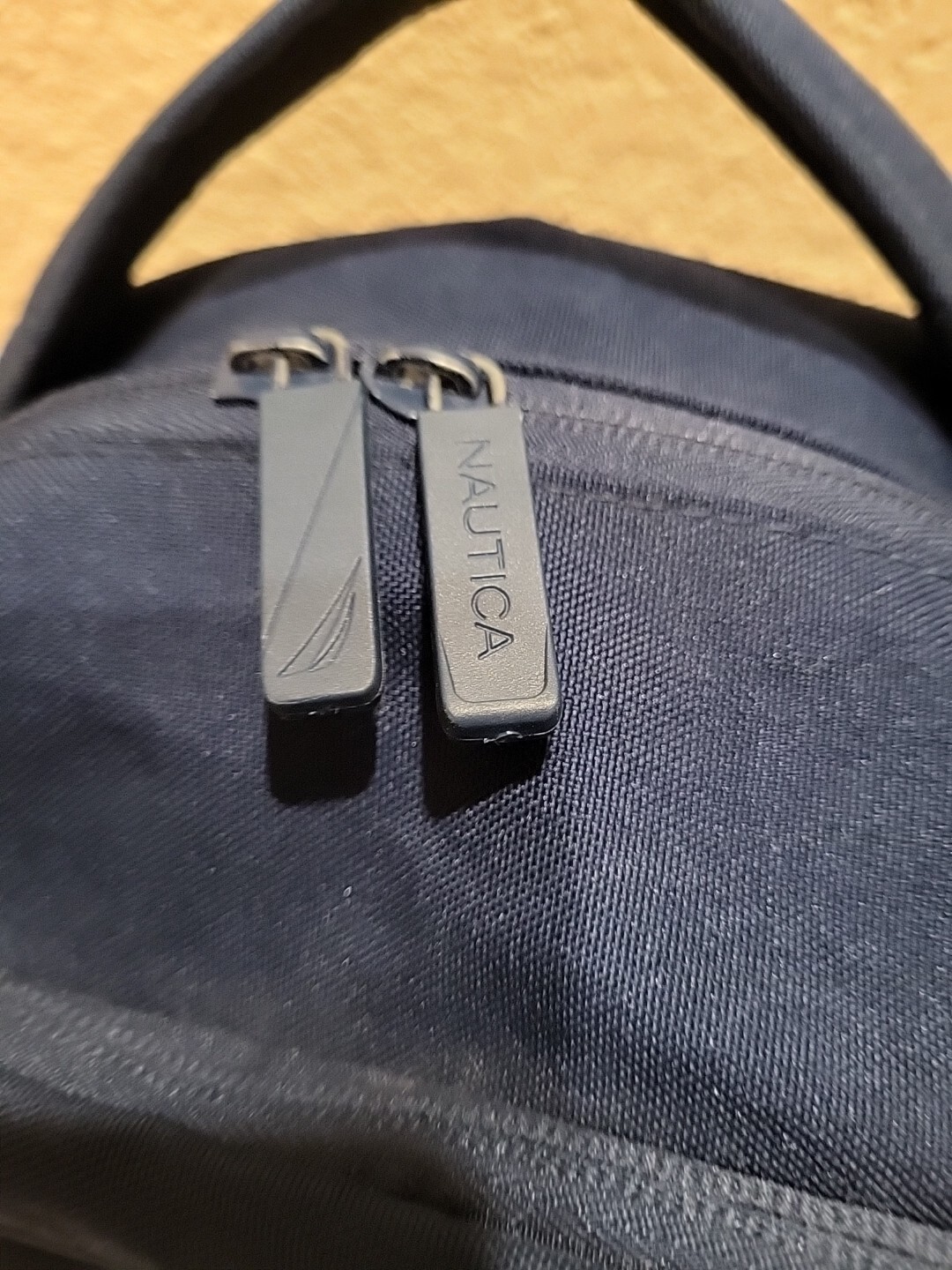 NAUTICA, Navy Blue Black, Sport Backpack 18 Inches Tall