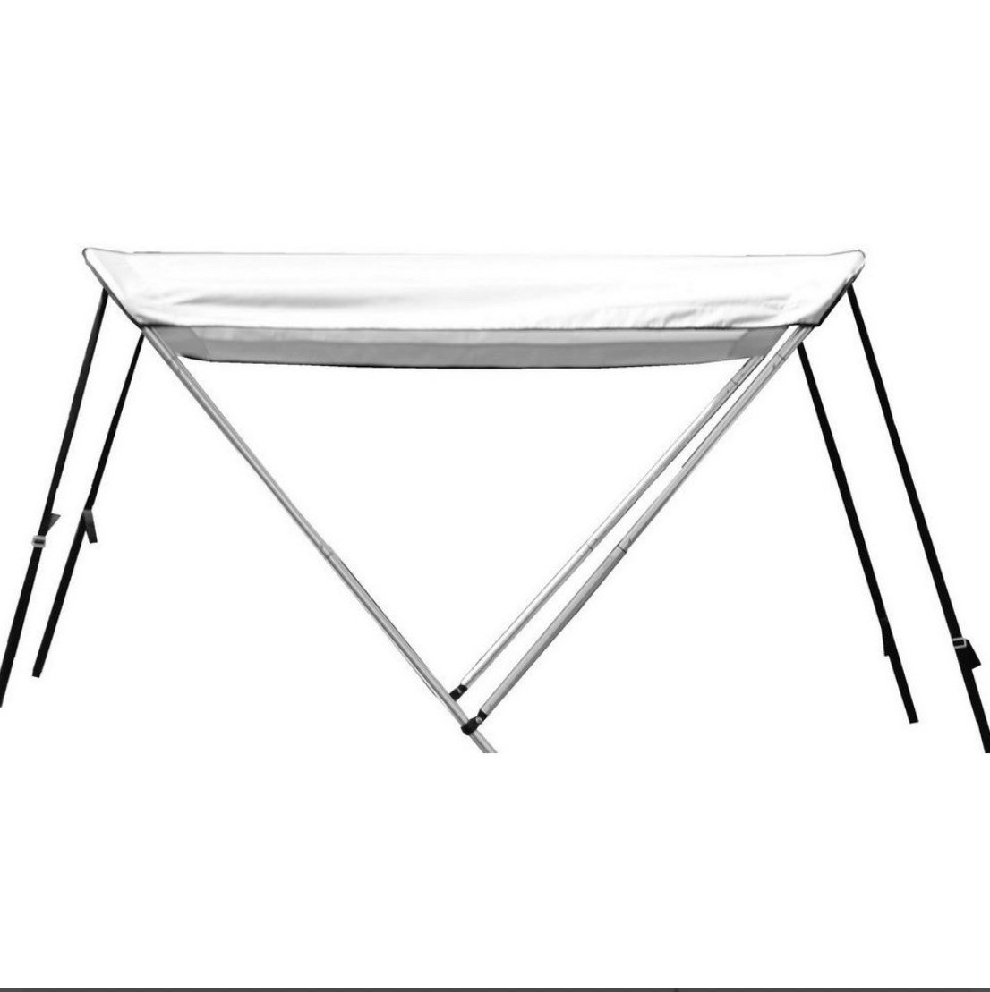 Saturn 2-Bow Portable Bimini Top Cover Canopy Suit 7.5 to 11ft Inflatable Boat