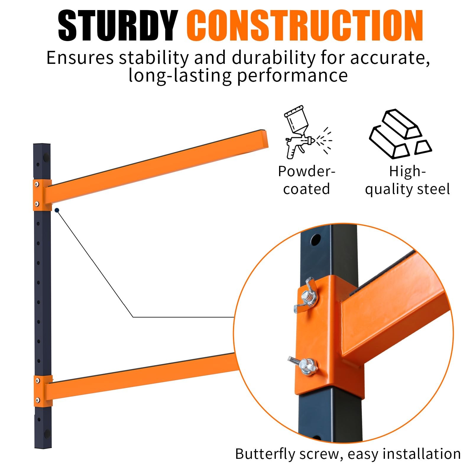 UOKRR Heavy Duty Adjustable Wall Mount Kayak Storage Rack for 2 Kayaks Garage Ou