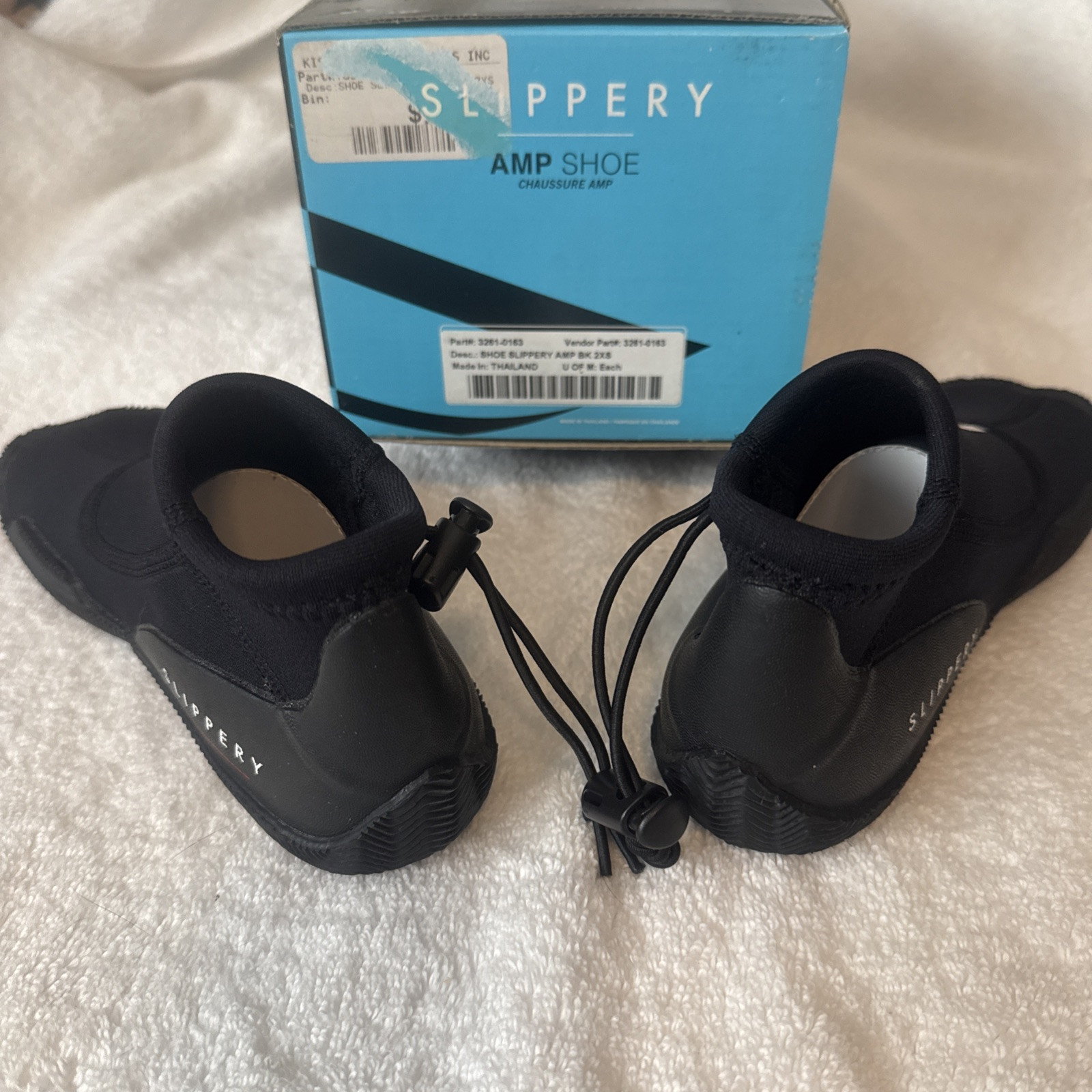 SLIPPERY AMP WATER Sports SHOES Size 2XS 3261-0163 JetSki Boat Boating Jet Ski