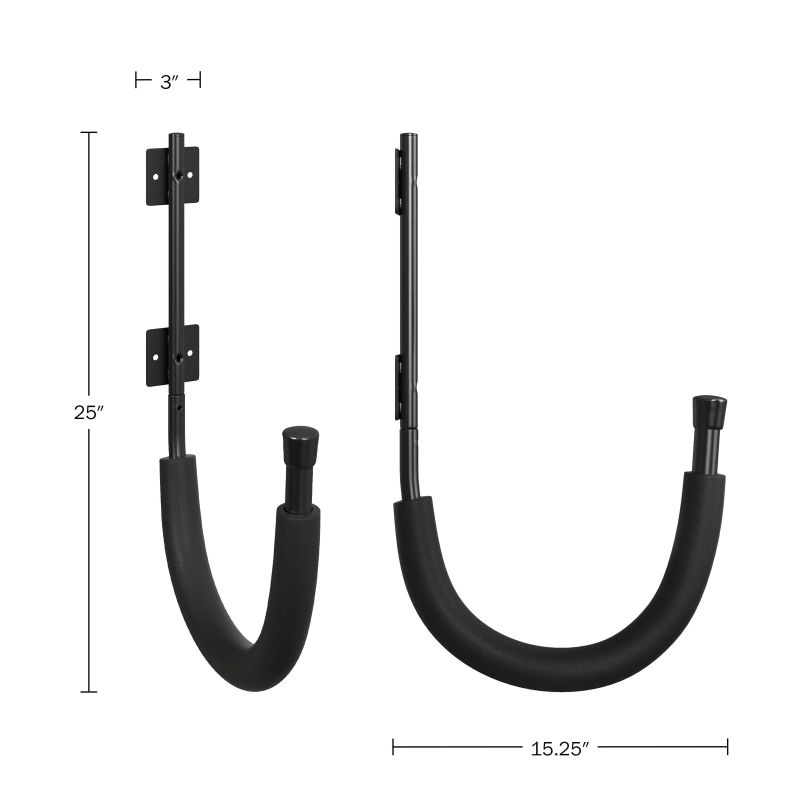 Kayak Wall Hangers Kayak Storage Wall Mount Hanger Rack 100 LB Capacity
