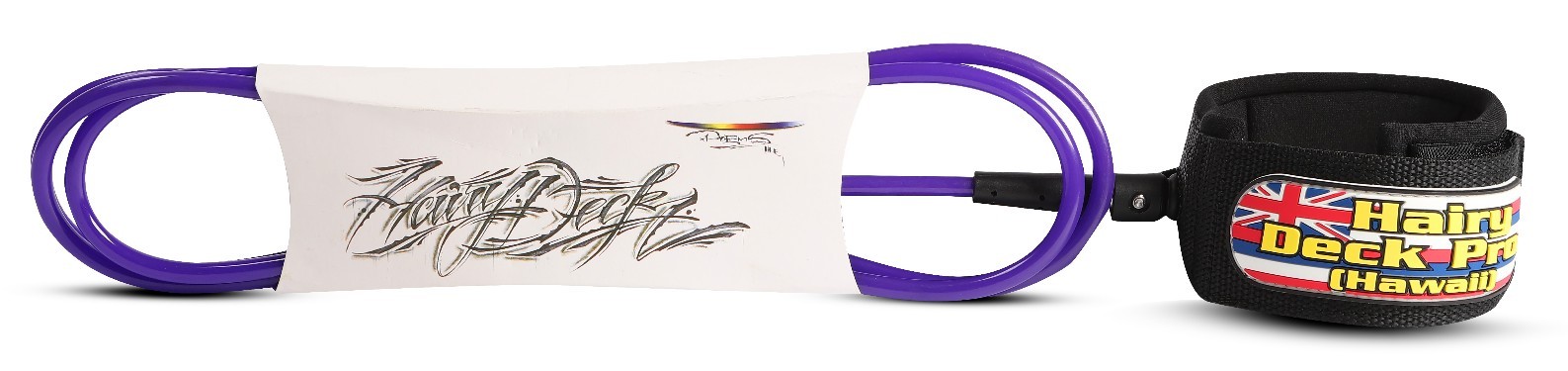 Hairy Deck Pro (Hawaii) PRO Series Surf Leash PURPLE 6 FT