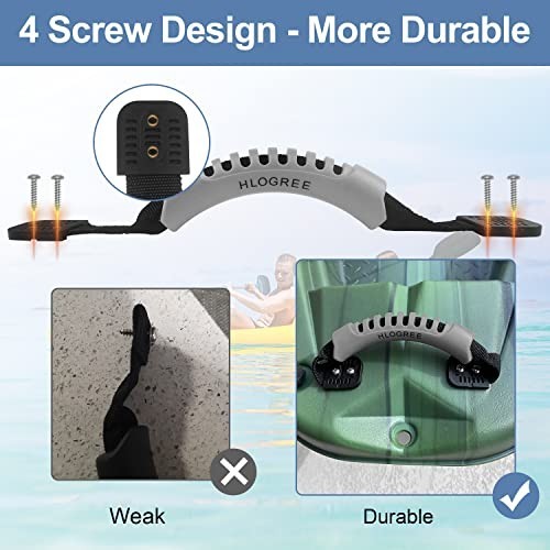 Kayak Carry Handles 2/4 Pack – Replacement Handles with Rivets for All Kayaks