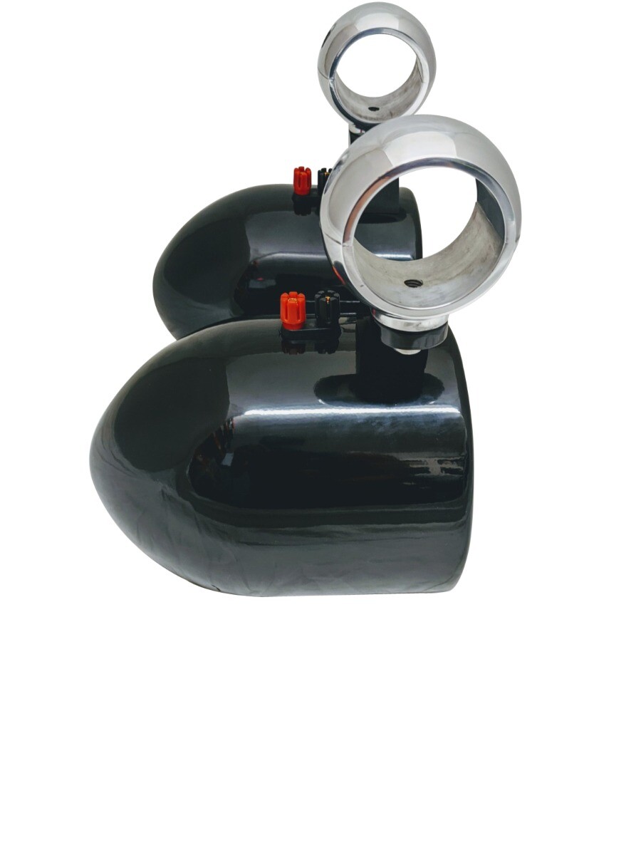 Krypt 6.5″ Bullet Style Wakeboard Tower Speaker Cans, Pods, Polished or Black